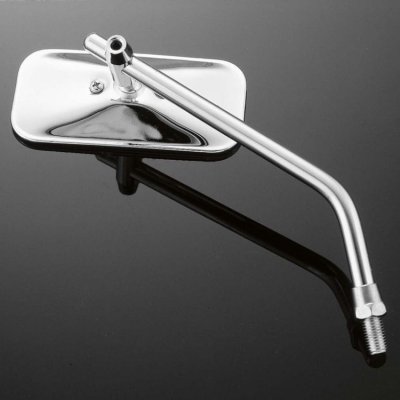 Motocyklové zrcátko Highway Hawk ADJUSTABLE SQUARE, YAMAHA Pravá strana, nastavitelné, chrom (1ks) | Zboží Auto