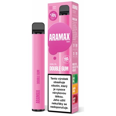 Aramax Bar 700 Double Gum 20 mg 700 potáhnutí 1 ks – Zbozi.Blesk.cz