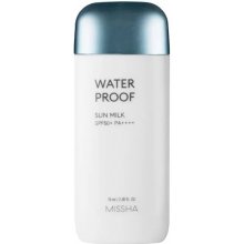 Missha All-Around Safe Block Waterproof Sun Milk SPF50+ PA++++ voděodolný krém s ochranným faktorem 70 ml