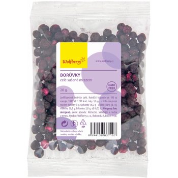 Wolfberry Borůvky lyofilizované 20 g