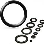 Šperky4U Piercingnáhradní černá gumička na plug ND01021-010 – Zboží Dáma