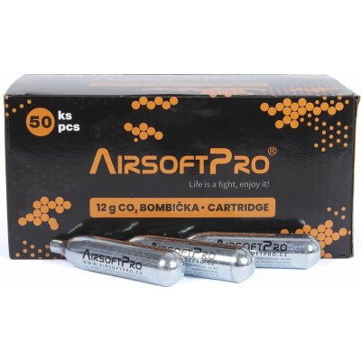 AirsoftPro 12g CO2 plynová bombička balení 50 ks – Zboží Dáma