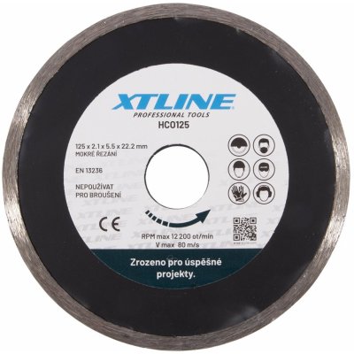 Xtline Kotouč diamantový plný laser 180 x 22,2 mm HCO180 – Zboží Dáma