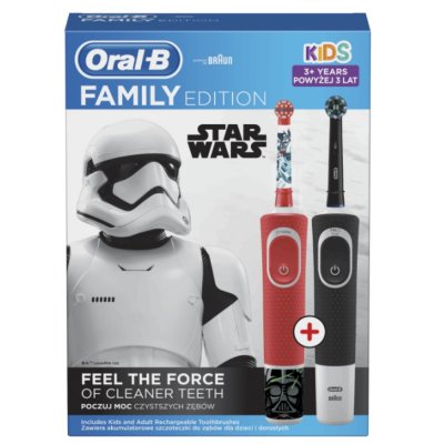 Oral-B Vitality D100 + D100 Kids Star Wars