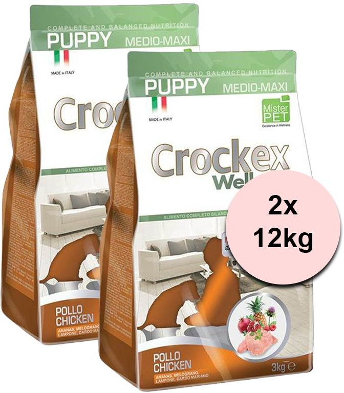 Crockex Wellness Puppy Chicken & Rice 2 x 12 kg