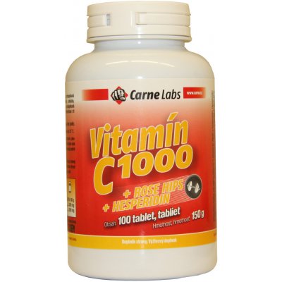 Carne Labs Vitamín C 1000 s bioflavonoidy 100 tablet – Zboží Mobilmania