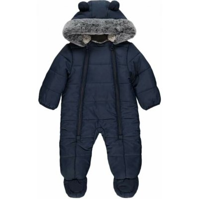 Kojenecká tmavomodrá prošívaná zimní kombinéza – Zboží Dáma Kojenecká tmavomodrá prošívaná zimní kombinéza – Zboží Dáma