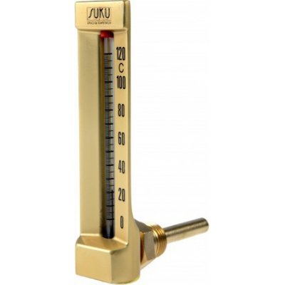 SUKU Teploměr strojní 24 110x36mm -30 +50°C jímka 100mm G1/2" rohový – Zboží Mobilmania