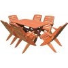 Zahradní sestava DREWMAX Zahradní set URIKOS, teak