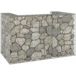 vidaXL Gabionová zástěna 180 x 100 x 110 cm pozinkovaná ocel – Hledejceny.cz