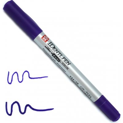 sakura XYKT24 IDenti Pen lihový oboustranný popisovač 0,4/1 mm fialový – Zboží Mobilmania