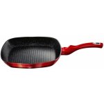 BerlingerHaus grilovací s mramorovým povrchem Metallic Line červená 28 cm – Hledejceny.cz