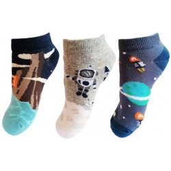 Aura.Via GDF6993 Chlapecké kotníkové ponožky modrá/ vzor 2 Mix barev