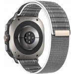 VSECHNONAMOBIL 87736 NYLON Vyměnitelný řemínek pro Samsung Galaxy Watch Ultra / Watch Ultra 2025 šedý – Hledejceny.cz