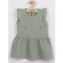 Kojenecké mušelínové šaty New Baby Summer Nature Collection Zelená