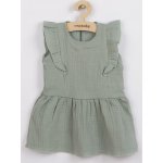Kojenecké mušelínové šaty New Baby Summer Nature Collection Zelená – Zboží Mobilmania