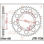 JT Sprockets JTR 1134-51 | Zboží Auto
