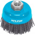 XTLINE XT22077 Kartáč nylonový hrnkový M14, 125 mm zr. 80 – Zboží Dáma