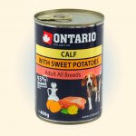 Ontario Mini Calf Sweetpotato Dandelion and linseed oil 400 g