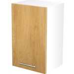 Halmar Horní skříňka Vento G-45/72, bílá / dub medový – Zboží Dáma