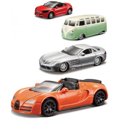 Bburago Auto kovové 8cm model různé druhy na kartě 1:64 – Hledejceny.cz