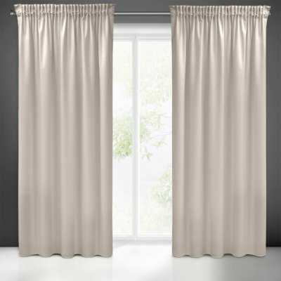 Pierre Cardin ZATEMŇOVACÍ ZÁVĚS NA PÁSCE PIERRE CARDIN SIBEL 140X270 CM STŘÍBRNÁ – Zboží Dáma