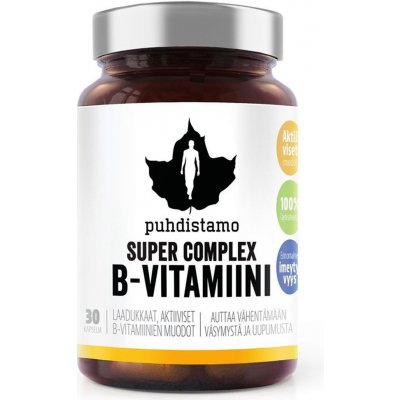 Puhdistamo Super Vitamin B Complex 30 kapslí – Zbozi.Blesk.cz