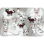 Camon PODLOŽKA POD MISKY MIAO 43 x 28 cm – Zboží Mobilmania