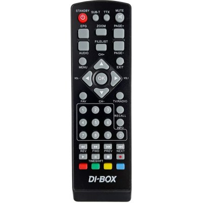 Dálkový ovladač DI-WAY DI-BOX DVB-T2 V3 HEVC H.265