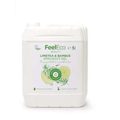 Feel Eco sprchový gel limetka & bambus 5 l – Zbozi.Blesk.cz