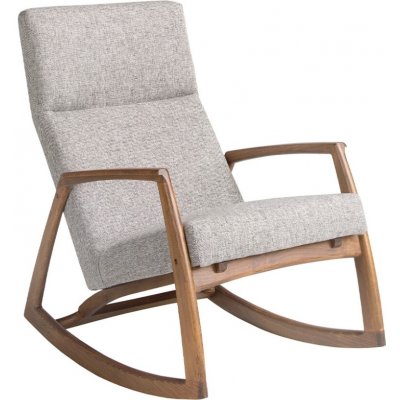 Angel Cerdá No. 5106 Šedé čalouněné houpací křeslo – Sleviste.cz