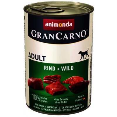 Animonda Gran Carno Adult hovězí & zvěřina 6 x 400 g
