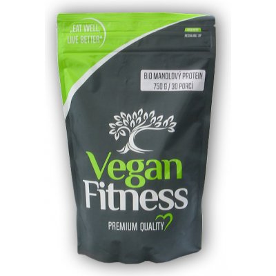 Vegan Fitness BIO Mandlový Protein 100% RAW 750 g sáček – Zbozi.Blesk.cz