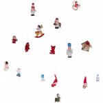 Home Styling Collection Sada dřevěných vánočních ozdob 24 ks vícebarevné – Hledejceny.cz