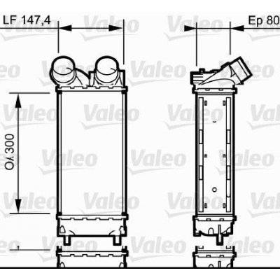 Chladič turba VALEO 818837 – Zboží Mobilmania