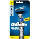 Gillette Mach3 Turbo + 2 ks hlavic – Zboží Dáma