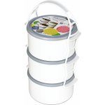 PETRAplast Plastový jídlonosič 3X1 l Barva: Krémová – Hledejceny.cz