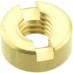 Matice kruhová s drážkou DIN 546 mosaz M3 – Hledejceny.cz