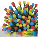 EMOS LED vánoční cherry řetěz kuličky 8 m venkovní i vnitřní multicolor programy – Hledejceny.cz