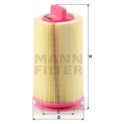 MANN FILTER Vzduchový filtr C 14 114 – Hledejceny.cz