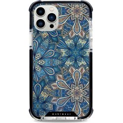 Mobiwear MagSafe Elite Bumper Apple iPhone 12 Pro - D015D Modré mandala květy