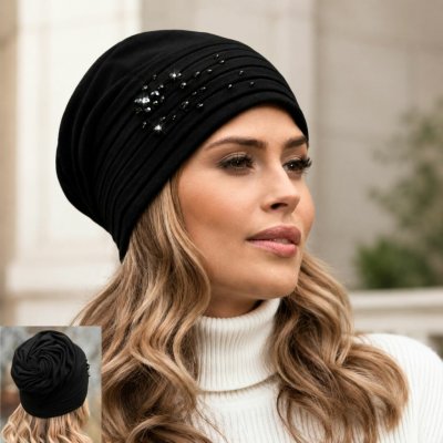 Krumlovanka dámská čepice W-0039/018 černá – Hledejceny.cz