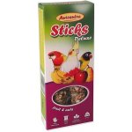 Avicentra Sticks tyčinky ovocné ořechové pro malé papoušky 110 g – HobbyKompas.cz