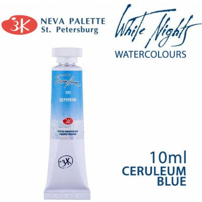 Akvarelová barva White Nights 10 ml Ceruleum blue – Hledejceny.cz