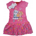 Krásné dívčí letní šaty Tlapková patrola Paw Patrol s motivem Skye a Everest tmavě růžová – Hledejceny.cz