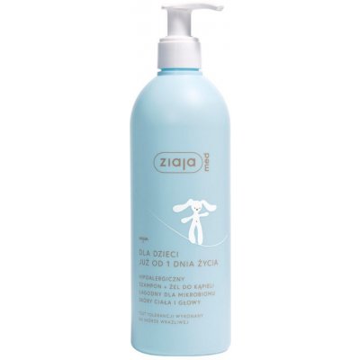 Ziaja Med Kids 2v1 hypoalergenní šampon a koupelový gel pro děti 400 ml – Sleviste.cz