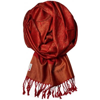 Radbuza luxusní dámská šála karmínová červená – Zboží Dáma