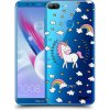 Pouzdro a kryt na mobilní telefon Honor Picasee silikonový průhledný obal pro Honor 9 Lite - Unicorn hvězdné nebe