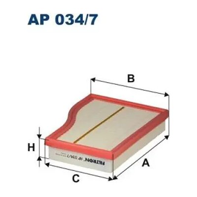 FILTRON Vzduchový filtr AP 034/7 – Hledejceny.cz