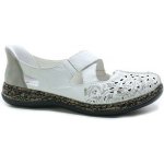 Rieker dámské baleríny 46352-80 bílá – Zboží Dáma